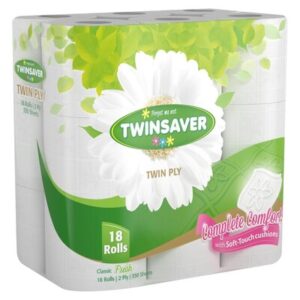 Twinsaver Toilet Paper 18s